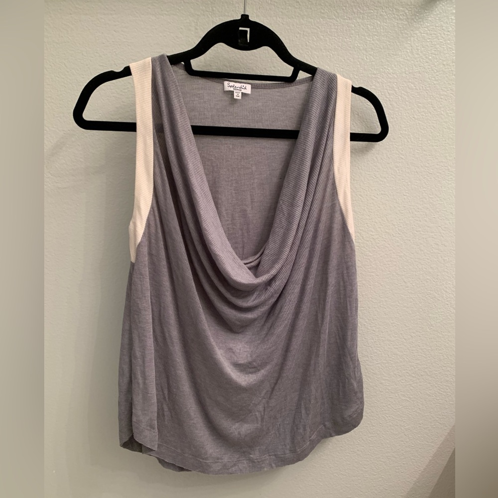 Splendid Swoop Neck Tank Top.